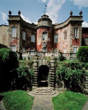 View of Villa Garzoni from the garden (photo) 17th