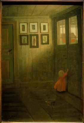 Das Mädchen an der Türe 1908