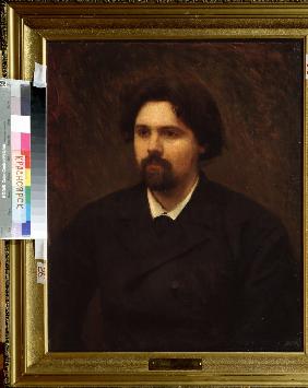 Porträt des Malers Wassili Surikow (1848-1916) 1887