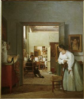 J.A.D.Ingres'' Atelier in Rom