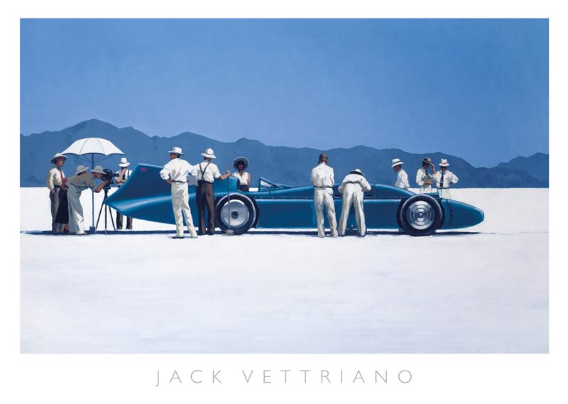 Bild:  Jack Vettriano - Bluebird at Bonneville