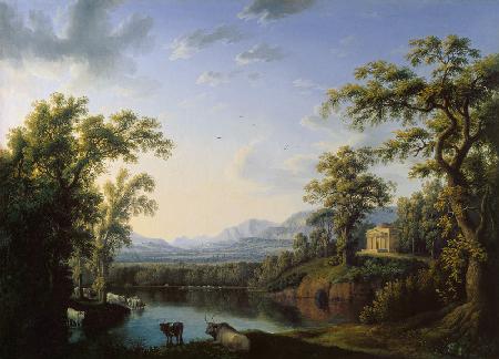 Ideale Flusslandschaft 1785