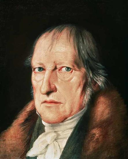 Portrait of Georg Wilhelm Friedrich Hegel (1770-1831) 1825