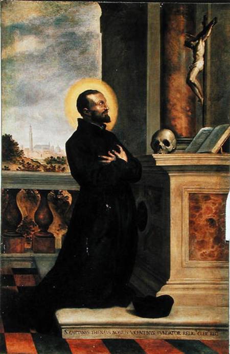 Saint Gaetan von Jacopo Palma il Giovane