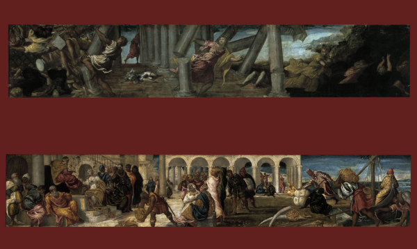 Tintoretton, Simsons Rache / Kng.v.Saba von Jacopo Robusti Tintoretto