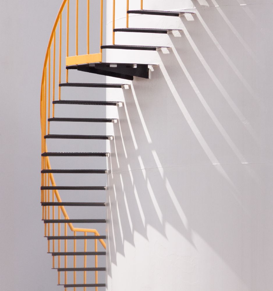 Gelbe Treppe von Jacqueline Hammer