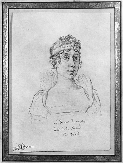 Caroline Bonaparte, Queen of Naples von Jacques Louis David