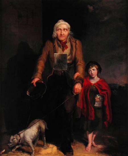 The Blind Beggar von James Flewitt Mullock