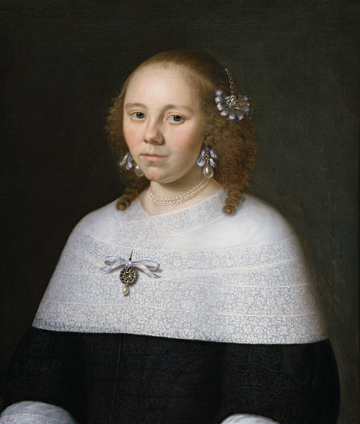 Portrait of a Young Woman from Hoorn von Jan Albertsz Rootius