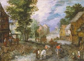 Dorflandscahft mit Schmiede 1603