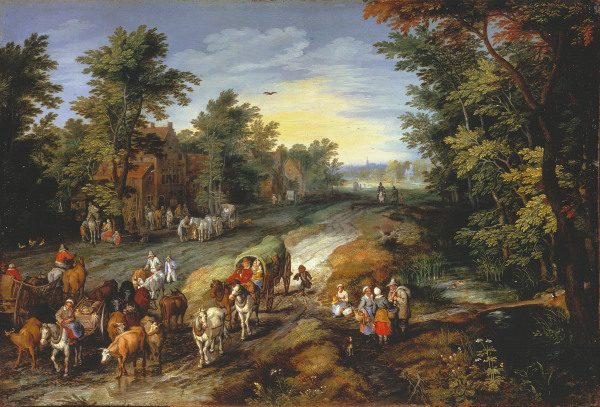 Jan Brueghel the Elder / Country Road von Jan Brueghel d. J.