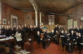 Le Journal des Debats, 1889 (oil on canvas) 04th