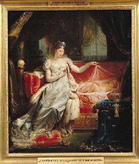 Empress Marie-Louise (1791-1847) and the King of Rome 1812