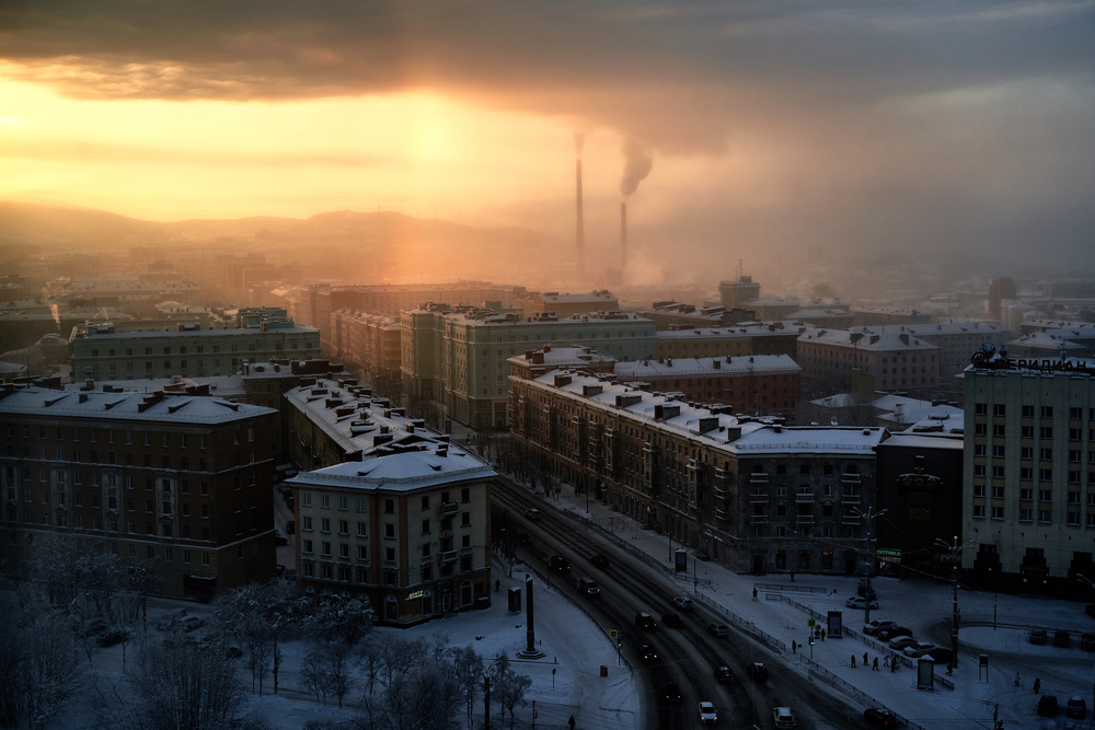 Morgen in Murmansk von JIHO PARK