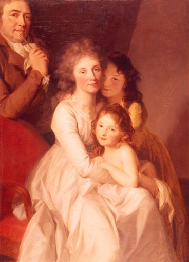 Joh.Friedr.Aug.Tischbein, Familienbild von Joh. Friedrich August Tischbein