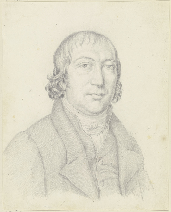 Bildnis L. Manuel, Pfarrer der französisch reformierten Gemeinde zu Frankfurt am Main von Johann David Passavant