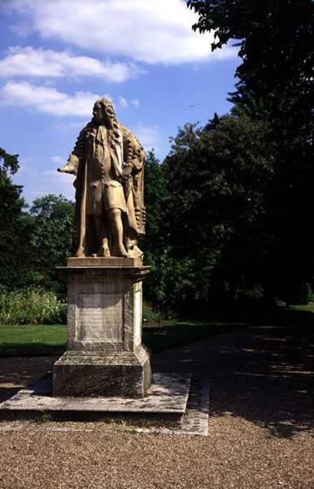 Statue of Sir Hans Sloane (1660-1753) von John Michael Rysbrack