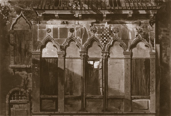 Arabian Windows, In Campo Santa Maria Mater Domini, from 'Examples of the Architecture of Venice' by von John Ruskin