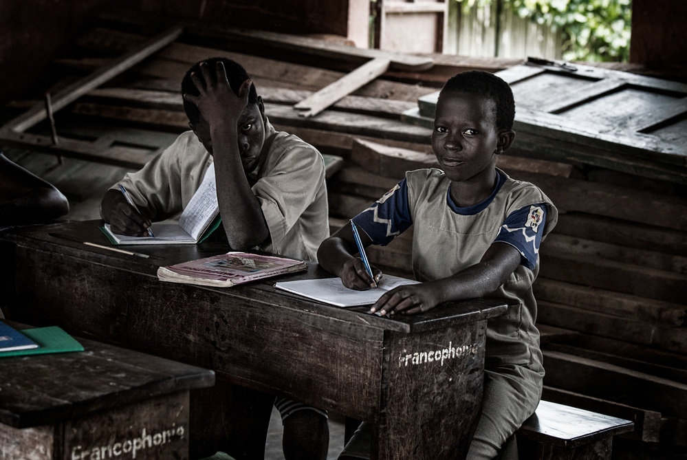 In der Schule in Benin von Joxe Inazio Kuesta Garmendia