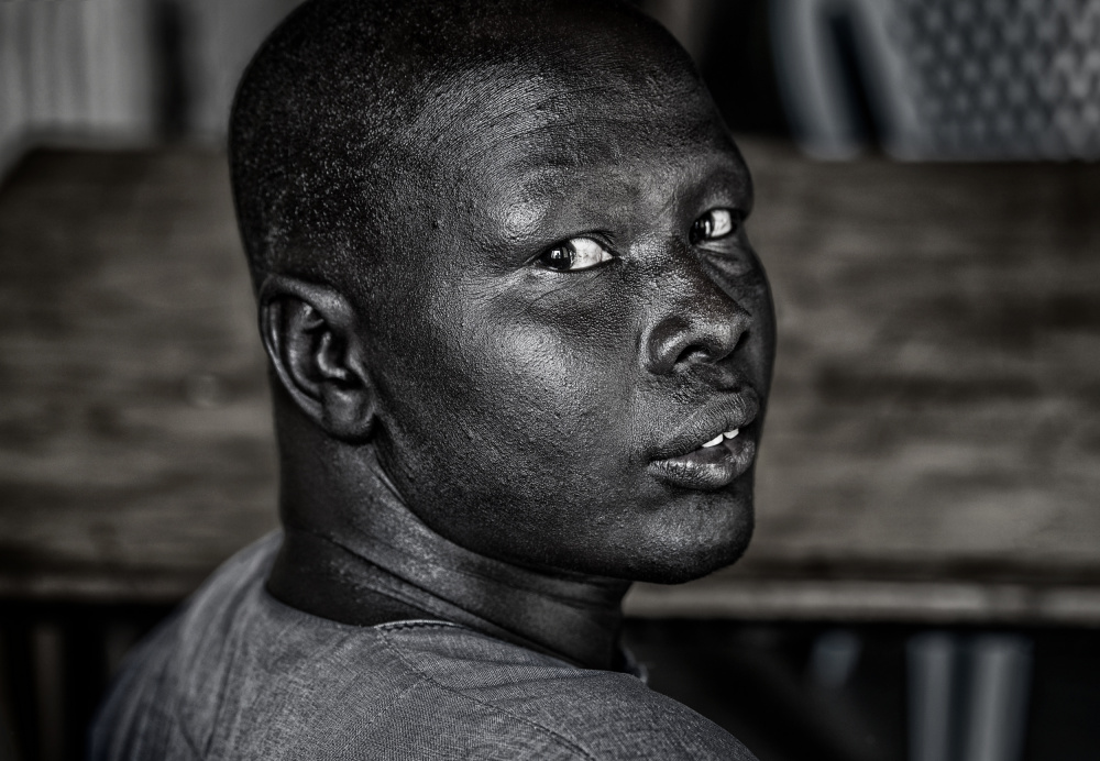Mann aus Südsudan von Joxe Inazio Kuesta Garmendia