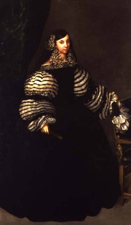 Portrait of the Duchess of Feria von Juan Carreno de Miranda