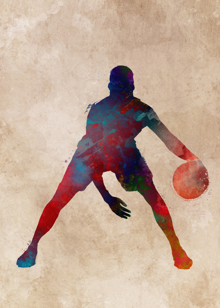 Basketball-Sportkunst 8 von Justyna Jaszke