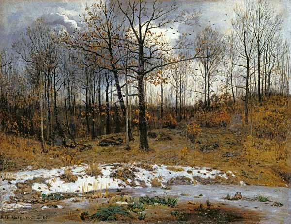 Last Snow at Weimar 1889