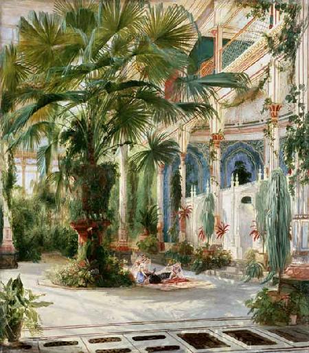 Interior of the Palm House at Potsdam 1833