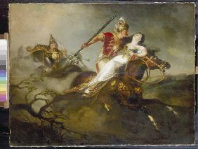 Fürst Ladislaus in der Schlacht bei Cserhalom. 1826/1830