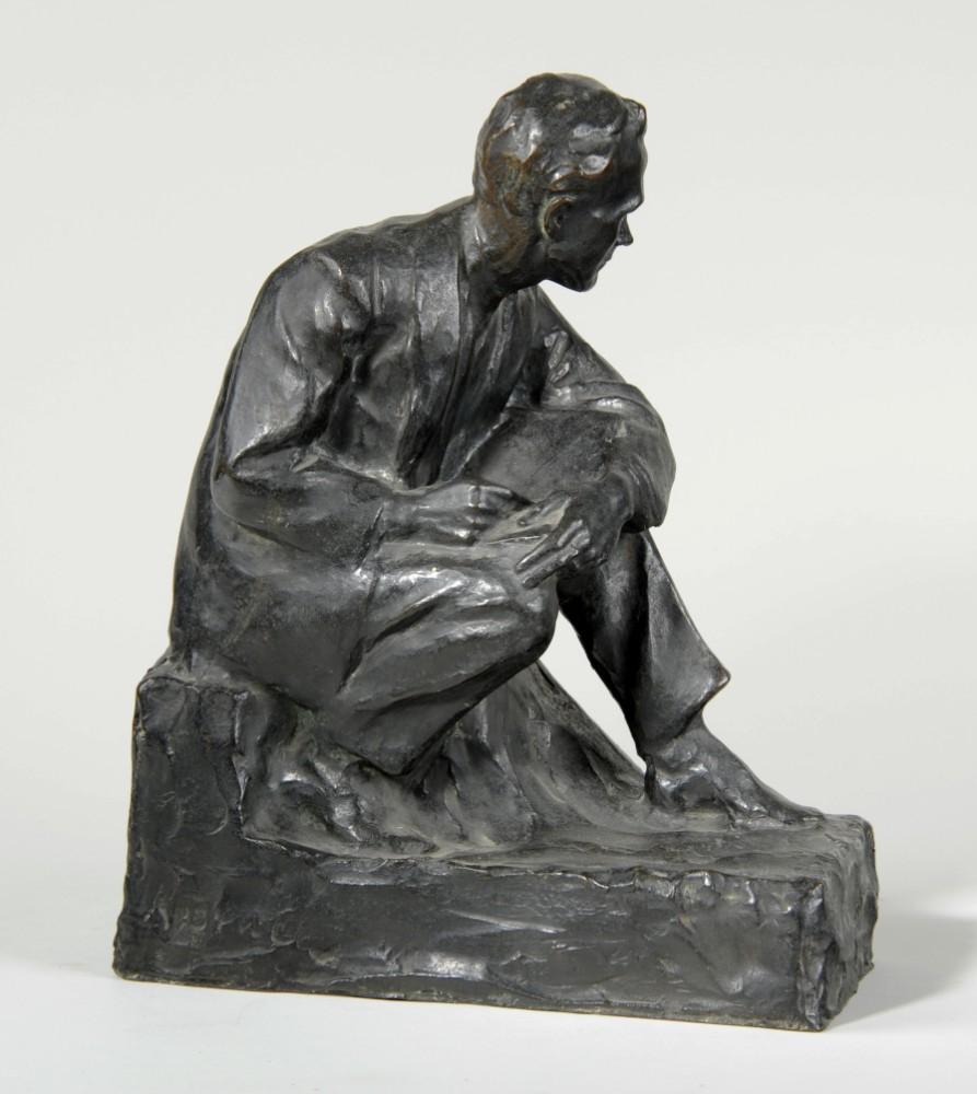 Statuette von Charles Shannon von Kathleen Scott