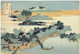Kumemura chikuri. Aus der Serie "Acht Ansichten der Ryukyu-Insel"