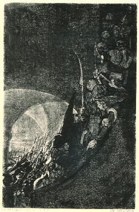 Bewaffnung in einem Gewölbe 1906-01-01