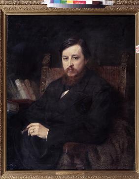 Porträt des Komponisten Michail P. Asantschewski (1839-1881) 1877