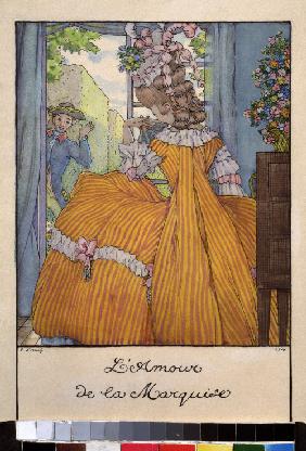 Illustration für das Buch Le Livre de la Marquise 1914