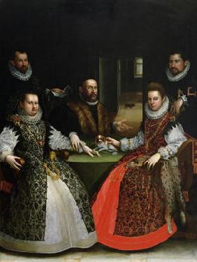 The Gozzadini Family (oil on canvas) 19th