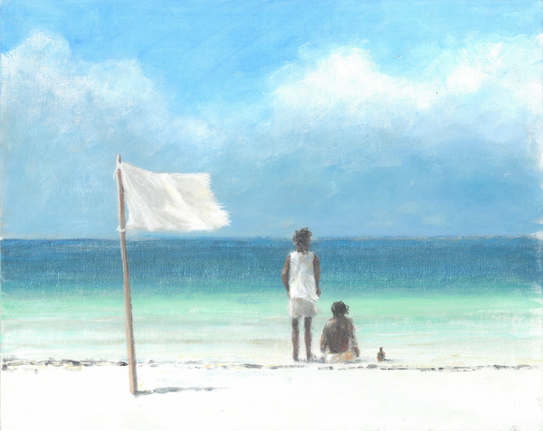 Boys on Beach, Kenya von Lincoln  Seligman