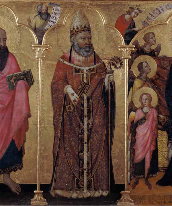 Der hl. Petrus als Papst von Lippo Memmi
