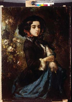 Damenbildnis Um 1860/65