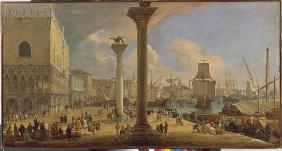 Venedig, Molo mit Dogenpalast