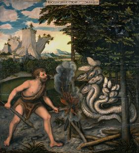 Herkules und die lernäische Schlange (Aus der Herkules-Legende)