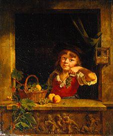 Junge mit Weintrauben 1794