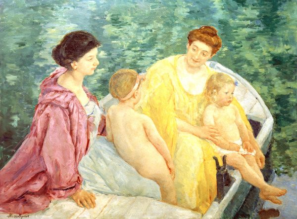 Cassatt / The bath / 1910 von Mary Stevenson Cassatt
