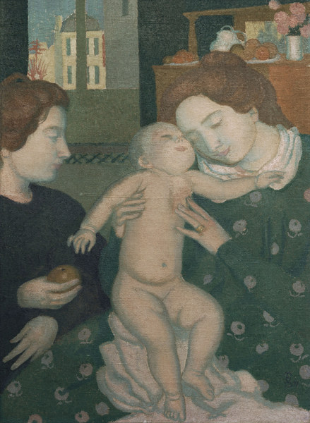 Mutter und Kind mit Apfel von Maurice Denis