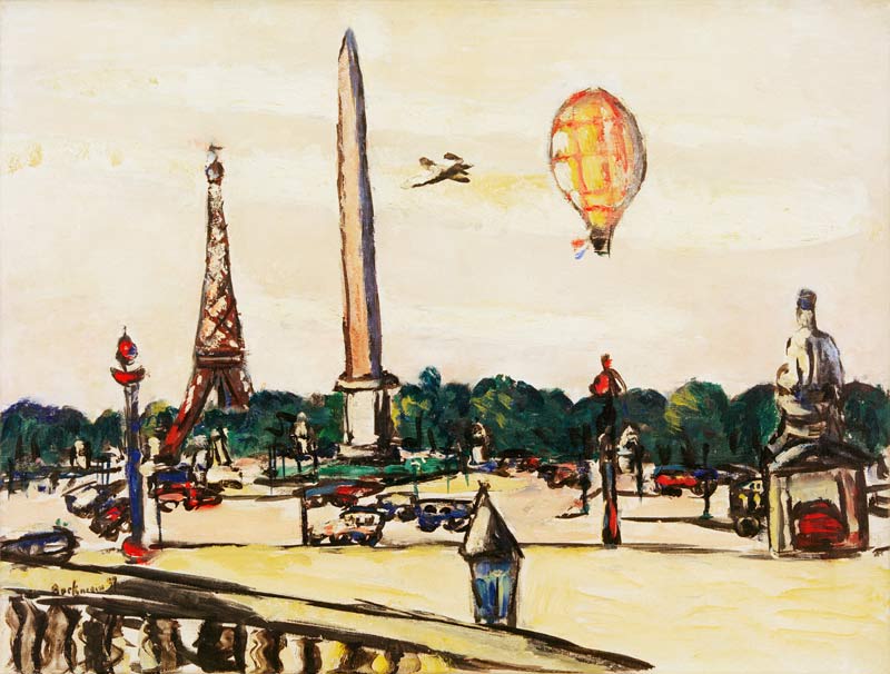 Place de la Concorde bei Tag von Max Beckmann