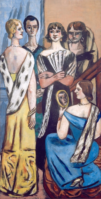 Großes Frauenbild (Fünf Frauen) von Max Beckmann