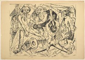 The Night, plate seven from Die Hölle 1919
