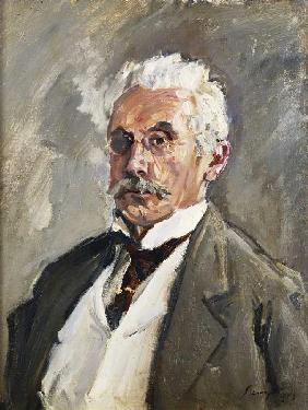 Bildnis von Carl Steinbart. ( Carl Steinbart (1852-1923) war Slevogts wichtigster Mäzen. Zeitweise b 1910