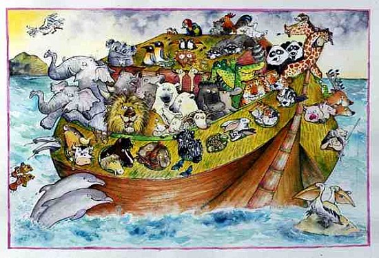 Noah''s Crazy Ark, 1999 (mixed media)  von Maylee  Christie