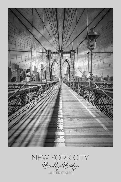 Im Fokus: NEW YORK CITY Brooklyn Bridge von Melanie Viola