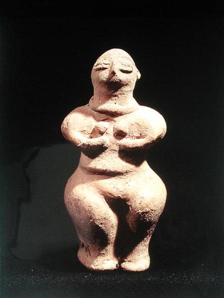 Statue of a goddess von Mesopotamian